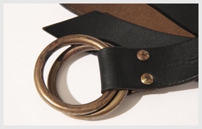 vasco Ring Leather  Belt
