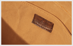 vasco Leather×Canvas Fishing Shoulder Bag